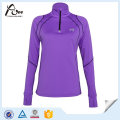 Cepillado Correr Atrás Usar Mujeres Medio Zip Top